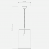 Dimensions Homefield 450 - Astro - finition noire