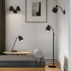 Lampadaire Edward - Astro lighting - finition noir mat / or mat