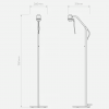 Dimensions lampadaire Edward - Astro lighting