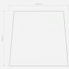 Dimensions abat-jour Tapered Drum 155 - Astro lighting