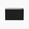 abat-jour rectangle 285 - astro lighting - finition tissu noir
