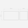 dimensions abat-jour rectangle 285 - astro lighting