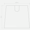 dimensions abat-jour cone - astro lighting