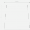 dimensions abat jour cone 173 - astro lighting