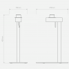 dimensions Ven table Light - astro lighting