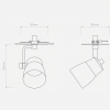 Dimensions spot juno recessed - astro lighting