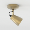 Spot Juno Single - astro lighting - finition laiton brossé mat