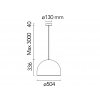 Dimensions My Dome - Flos