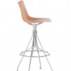 Tabouret C.KOYA - Kartell - finition bois clair / chrome