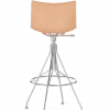 Tabouret C.KOYA - Kartell - finition bois clair/chrome