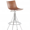 Tabouret C.KOYA - Kartell - finition bois fonce/chrome