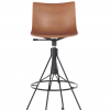 Tabouret C.KOYA - Kartell - finition bois foncé /noir