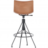 Tabouret C.KOYA - Kartell - finition bois foncé /noir