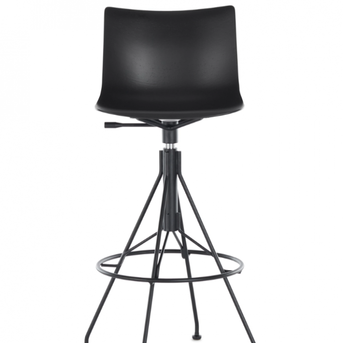 Tabouret C.KOYA - Kartell - finition noir/noir