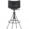 Tabouret C.KOYA - Kartell - finition noir/noir