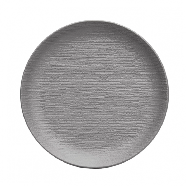 Assiette plate TRAMA - Kartell - finition noir anthracite