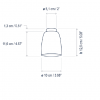 Dimensions Nut PF/10 Outdoor - Bover