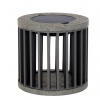 Lampe de table solaire Halo - Les Jardins - gris/granite
