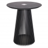 Mange debout solaire HALO - Les jardins - alu gris/ HPL ardoise