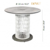 Dimensions table lumineuse CADIX - LES JARDINS