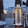 Mange debout lumineux CADIX - Les jardins - alu blanc