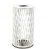 Lampe solaire CADIX - LES JARDINS - finition blanche
