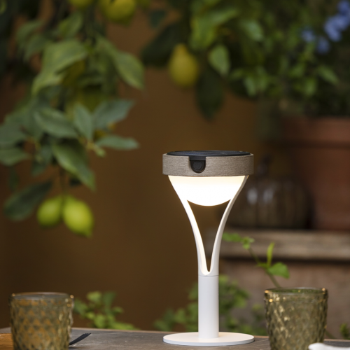 Lampe de table TYBLE - LES JARDINS - finition blanche