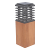 Borne solaire TEKURA - LES JARDINS - finition Teck