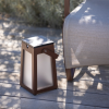 Lanterne solaire Tinka - Les jardins - aluminium corten