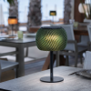 Grande lampe de table solaire LOLIE - LES JARDINS - finition olive