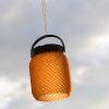 Lampion solaire à suspendre LOLIE - LES JARDINS - finition ambre