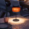 Lampe de table solaire LOLIE - LES JARDINS -  finition ambre