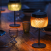 Lampe de table solaire LOLIE - LES JARDINS -  finition safran