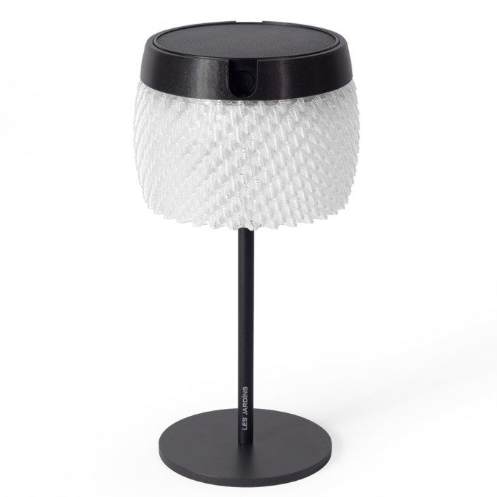 Lampe de table solaire LOLIE -  LES JARDINS -  finition transparent
