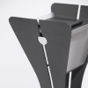Lampe solaire OSMOZ - LES JARDINS  - finition aluminium gris