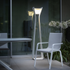 Lampe solaire OSMOZ -  LES JARDINS -  aluminium blanc