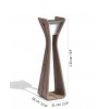 Dimensions lampe solaire OSMOZ - LES JARDINS -  duratek