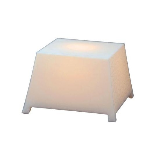 Valente Design met à disposition dans la collection Raffy le pouf lumineux blanc pour la marque Qui est Paul?