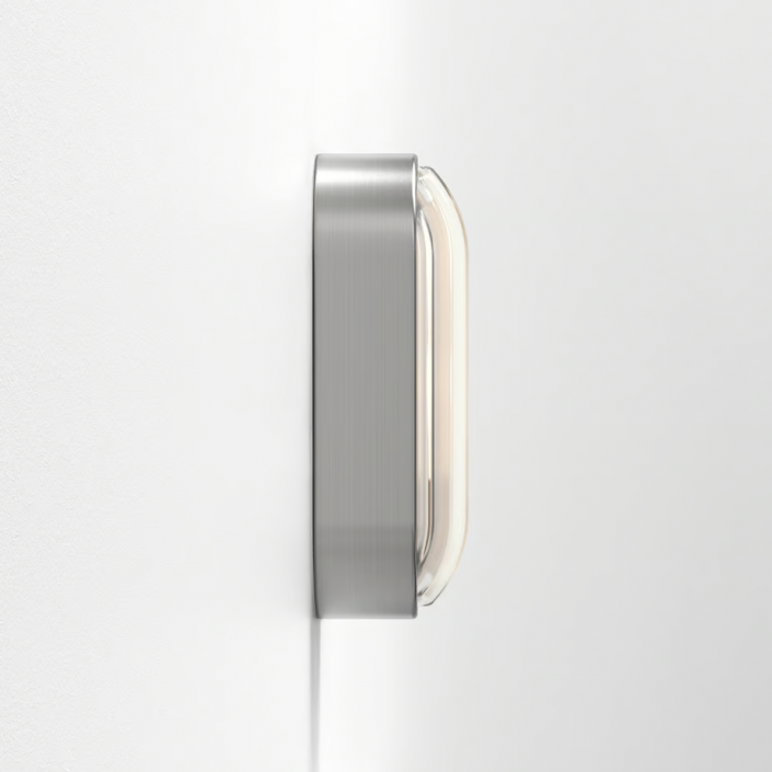 Applique murale Montreal Oval - Astro - finition acier inoxydable