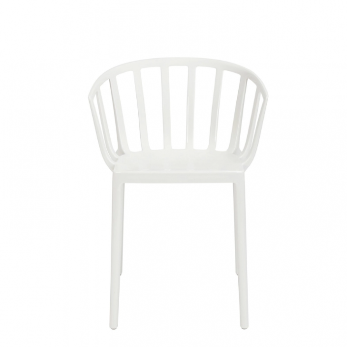 Chaise VENICE (lot de 2) - KARTELL -  Finition blanc