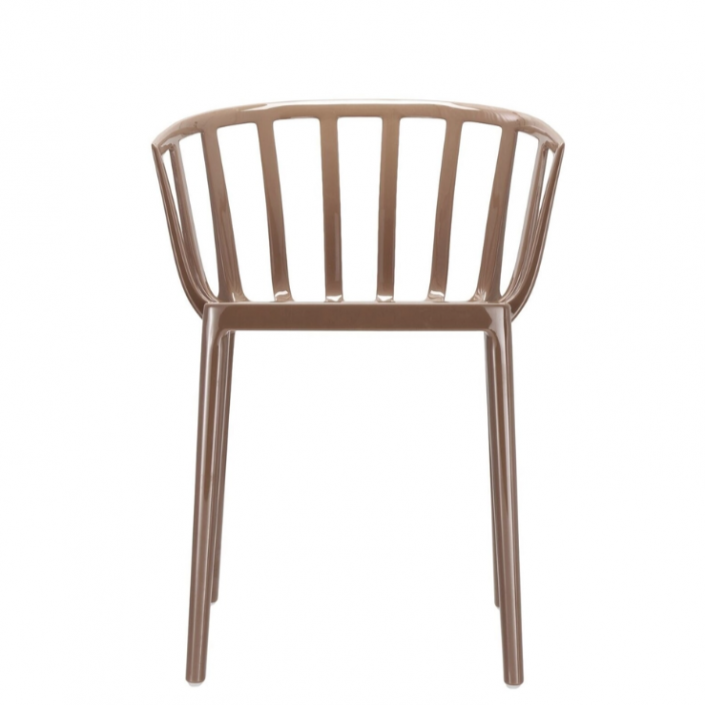 Chaise VENICE (lot de 2) - KARTELL - finition dove gray