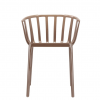 Chaise VENICE (lot de 2) - KARTELL - finition dove gray