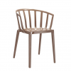 Chaise VENICE (lot de 2) - KARTELL - finition dove gray