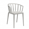 Chaise VENICE (lot de 2) - KARTELL -  finition grise