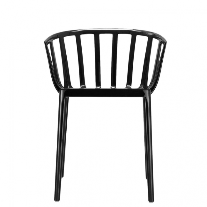 Chaise VENICE (lot de 2) - KARTELL - finition noire