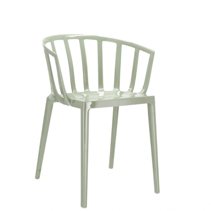 Chaise VENICE (lot de 2) - KARTELL -  finition vert sauge
