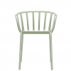 Chaise VENICE (lot de 2)- KARTELL -  finition vert sauge