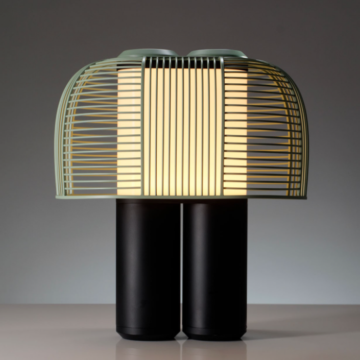 Lampe à poser YASUKE - DCW -  finition noir/vert
