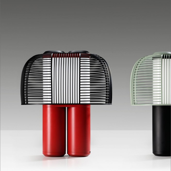 Lampe à poser YASUKE - DCW - finition rouge/noir