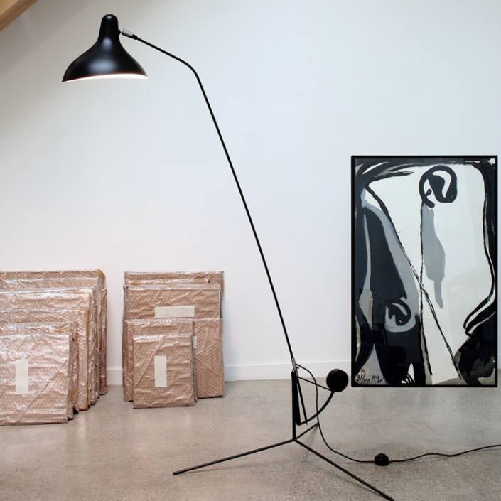 Lampadaire Mantis BS1 - DCW Editions - finition noire